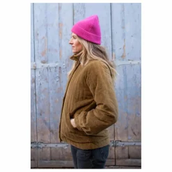 Veste Fourrée Coton Velours Matelassé Rita - Collection Femme | Bronze