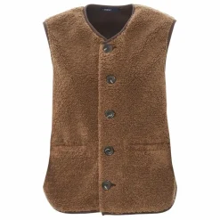 Veste Fusil Façon Fourrure | Marron
