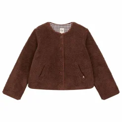 Veste Gerdie Sherpa Coton Bio | Marron