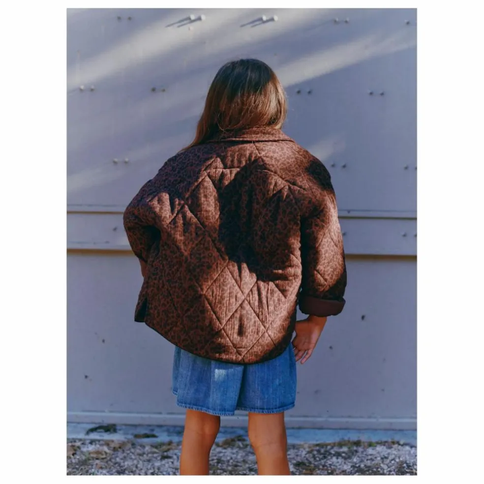 Veste Henriette Léopard | Marron
