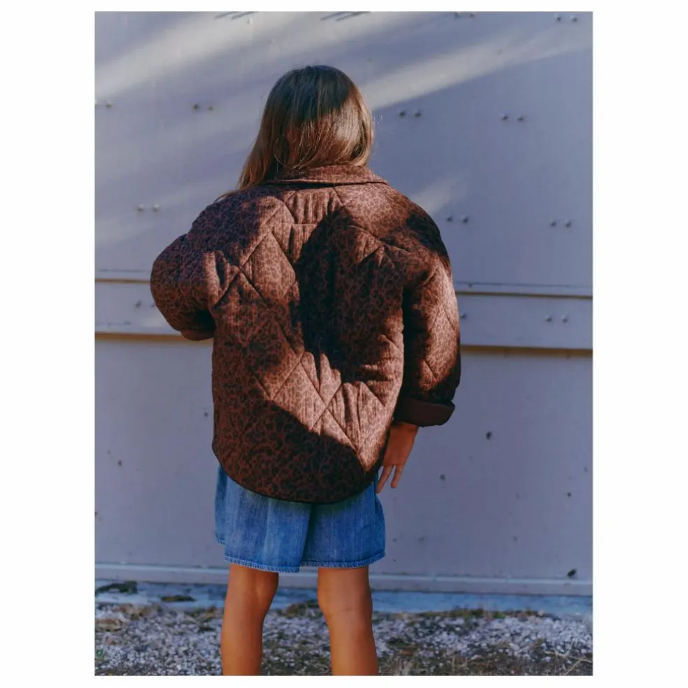 Veste Henriette Léopard | Marron