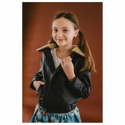 Veste Hold Ya Horses Col Sherpa Cuir | Marron foncé