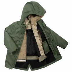 Veste Imperméable 3 en 1 Snake Pit | Vert kaki
