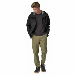 Veste Imperméable Jackson Glacier Fibres Recyclées | Noir