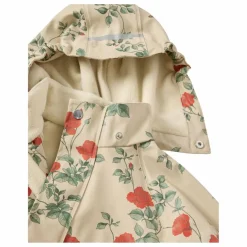 Veste Imperméable Roses | Ecru