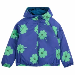 Veste Imperméable Réversible Trèfles Fibres Recyclées | Violet