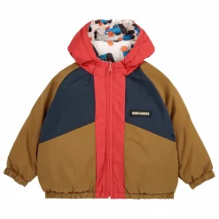 Veste Imperméable Réversible Fibres Recyclées Bébé | Bleu