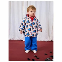 Veste Imperméable Réversible Fibres Recyclées Bébé | Bleu