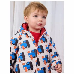 Veste Imperméable Réversible Fibres Recyclées Bébé | Bleu