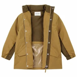 Veste Imperméable Tic Tac Toe Fibres Recyclées | Vert kaki