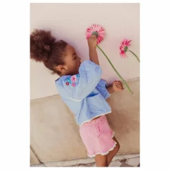Veste Joulia Coton Bio | Bleu ciel