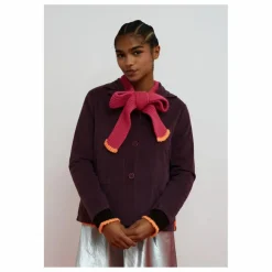 Veste Journey Velours | Aubergine