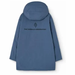 Veste Longue Lion Fibres Recyclées | Bleu gris