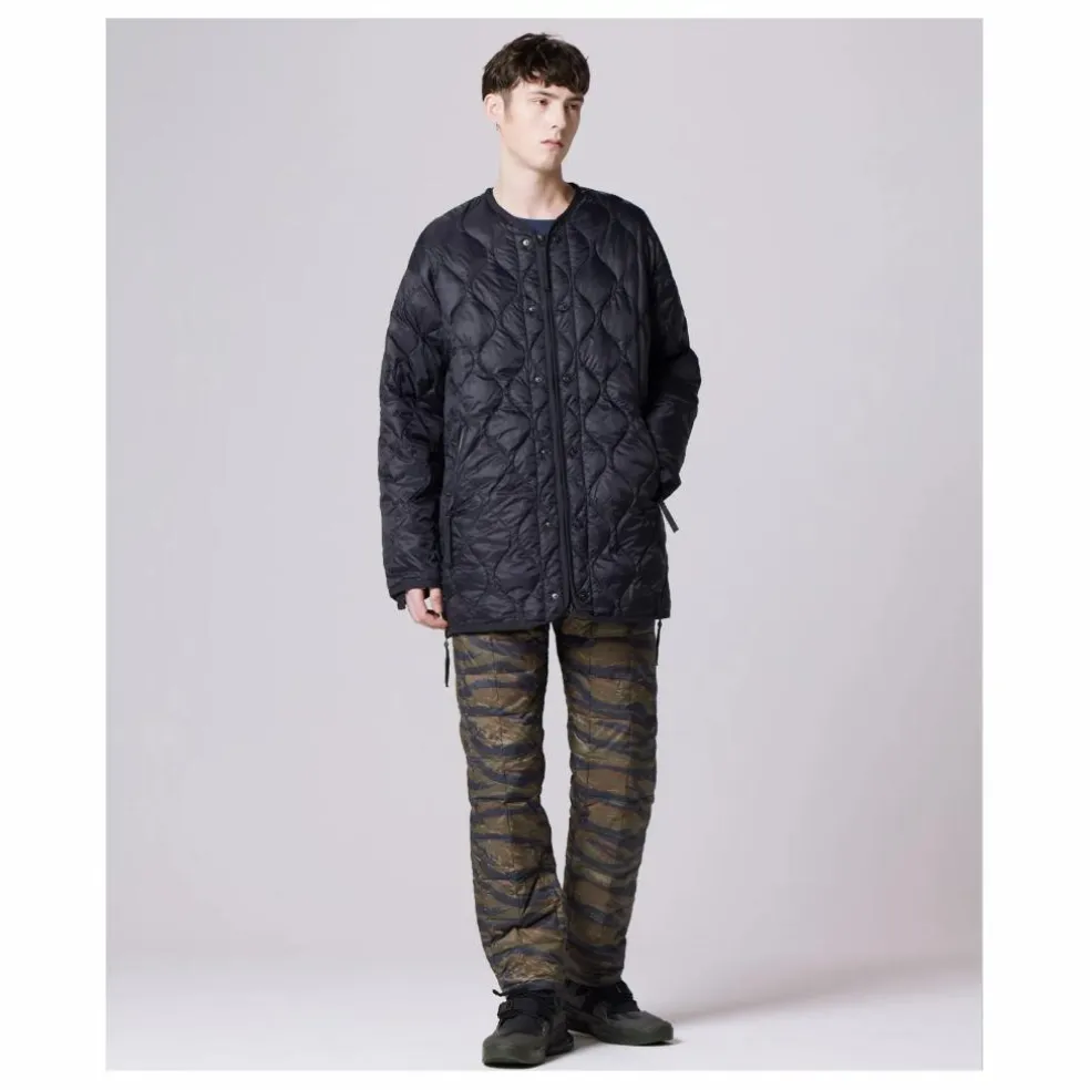 Veste Longue Military Matelassée Unisexe | Noir