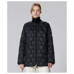 Veste Longue Military Matelassée Unisexe | Noir