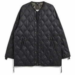Veste Longue Military Matelassée Unisexe | Noir