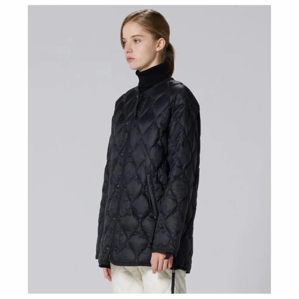 Veste Longue Military Matelassée Unisexe | Noir