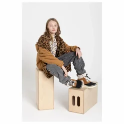 Veste longue moltonnée | Camel