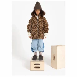 Veste longue moltonnée | Vert kaki