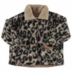 Veste Léopard Laine | Brun