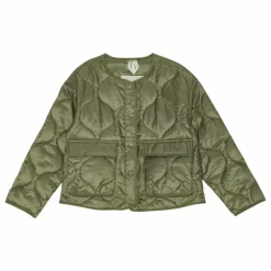 Veste Matelassée Amber Fibres Recyclées | Vert kaki