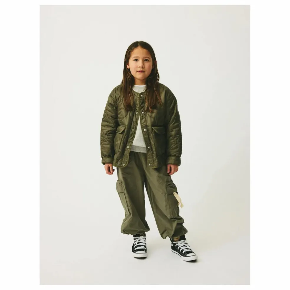 Veste Matelassée Amber Fibres Recyclées | Vert kaki