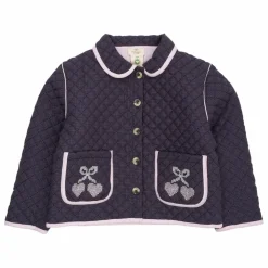 Veste Matelassée Coton Bio | Bleu marine