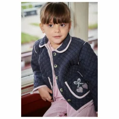 Veste Matelassée Coton Bio | Bleu marine