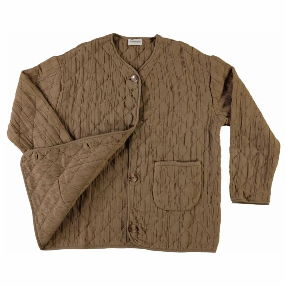 Veste Matelassée Millet Coton Bio - Collection Femme | Noisette