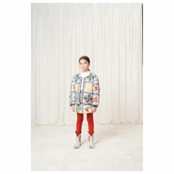 Veste Matelassée Patchwork | Bleu