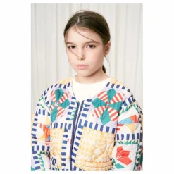 Veste Matelassée Patchwork | Bleu
