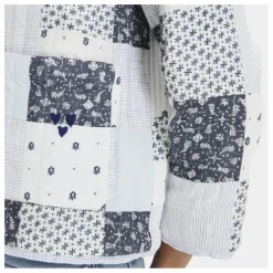 Veste Matelassée Patchwork | Bleu ciel