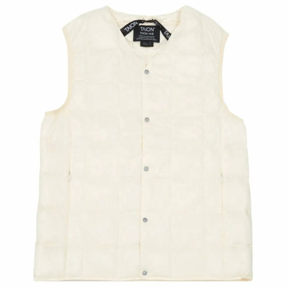 Veste Matelassée Sans Manches | Blanc