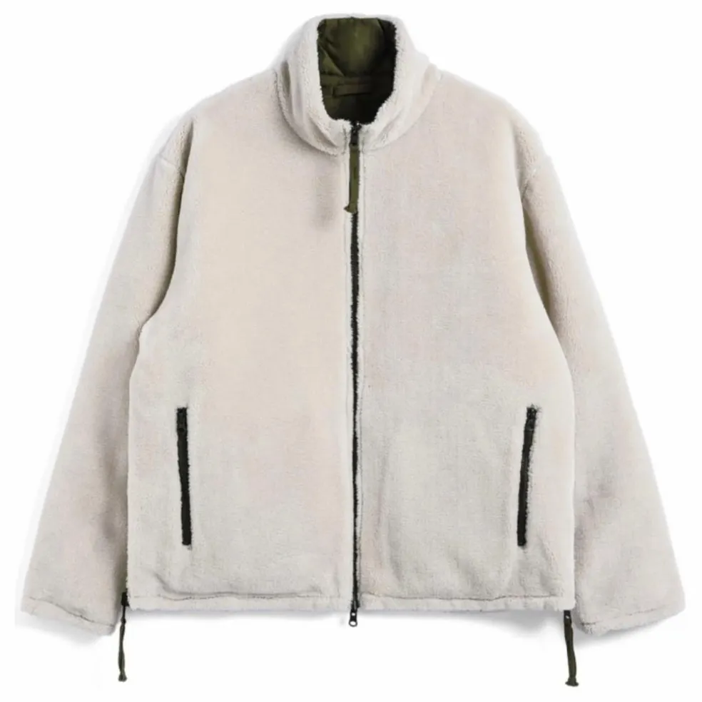 Veste Militaire Réversible Col Montant | Olive