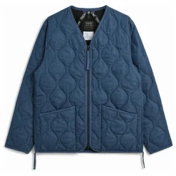 Veste Militaire Unisexe Col V | Bleu indigo