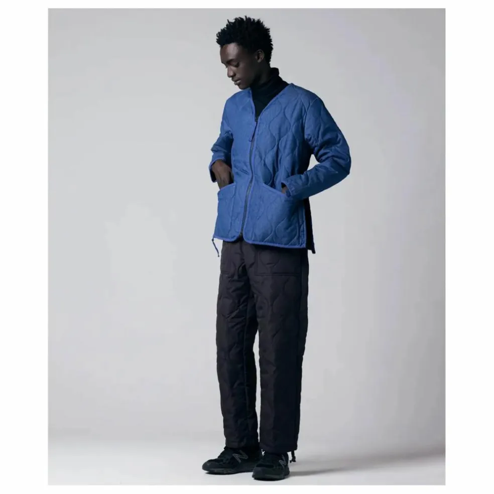 Veste Militaire Unisexe Col V | Bleu indigo