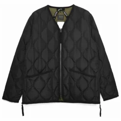 Veste Militaire Unisexe Col V | Noir