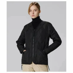 Veste Militaire Unisexe Col V | Noir