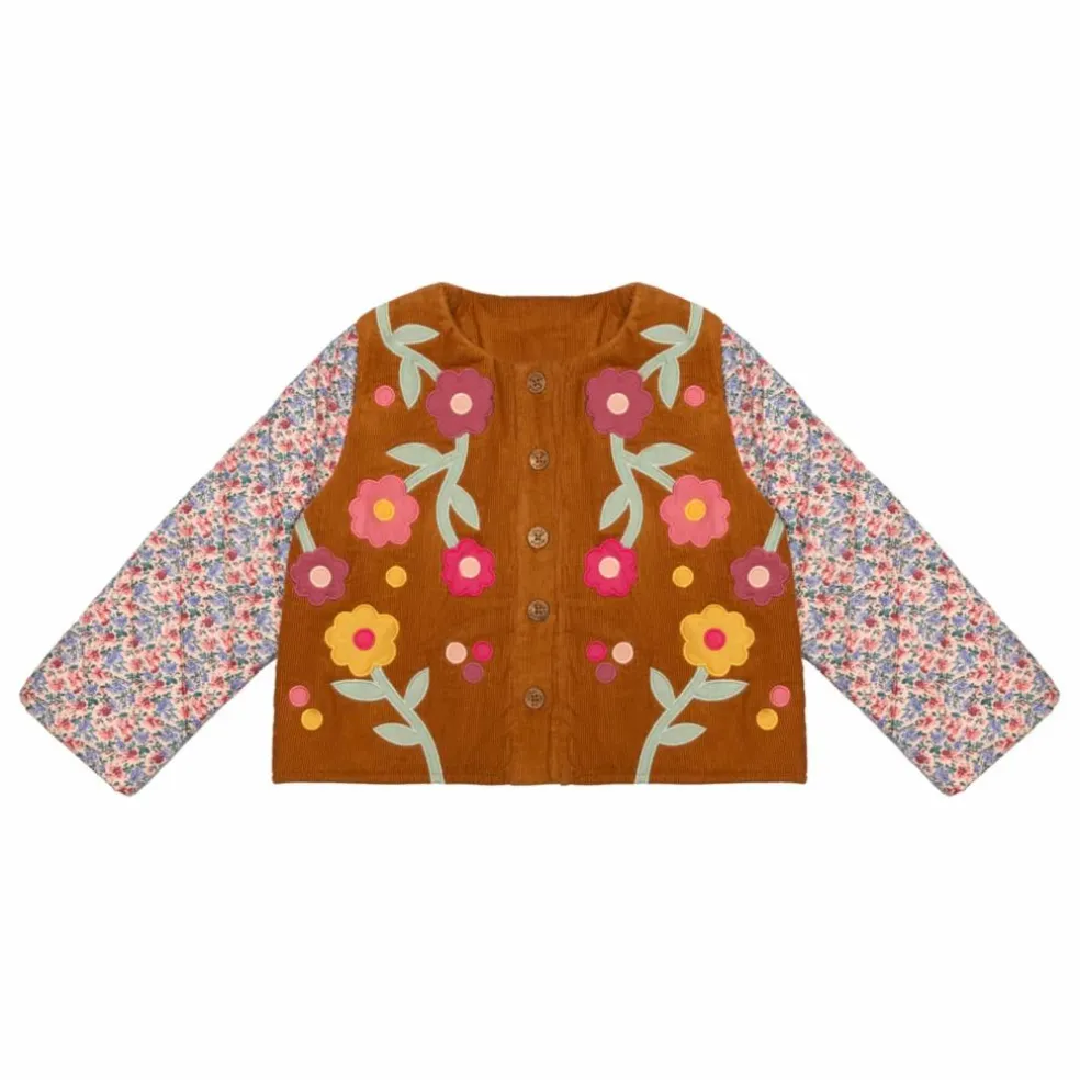 Veste Orisha Velours Milleraies | Caramel