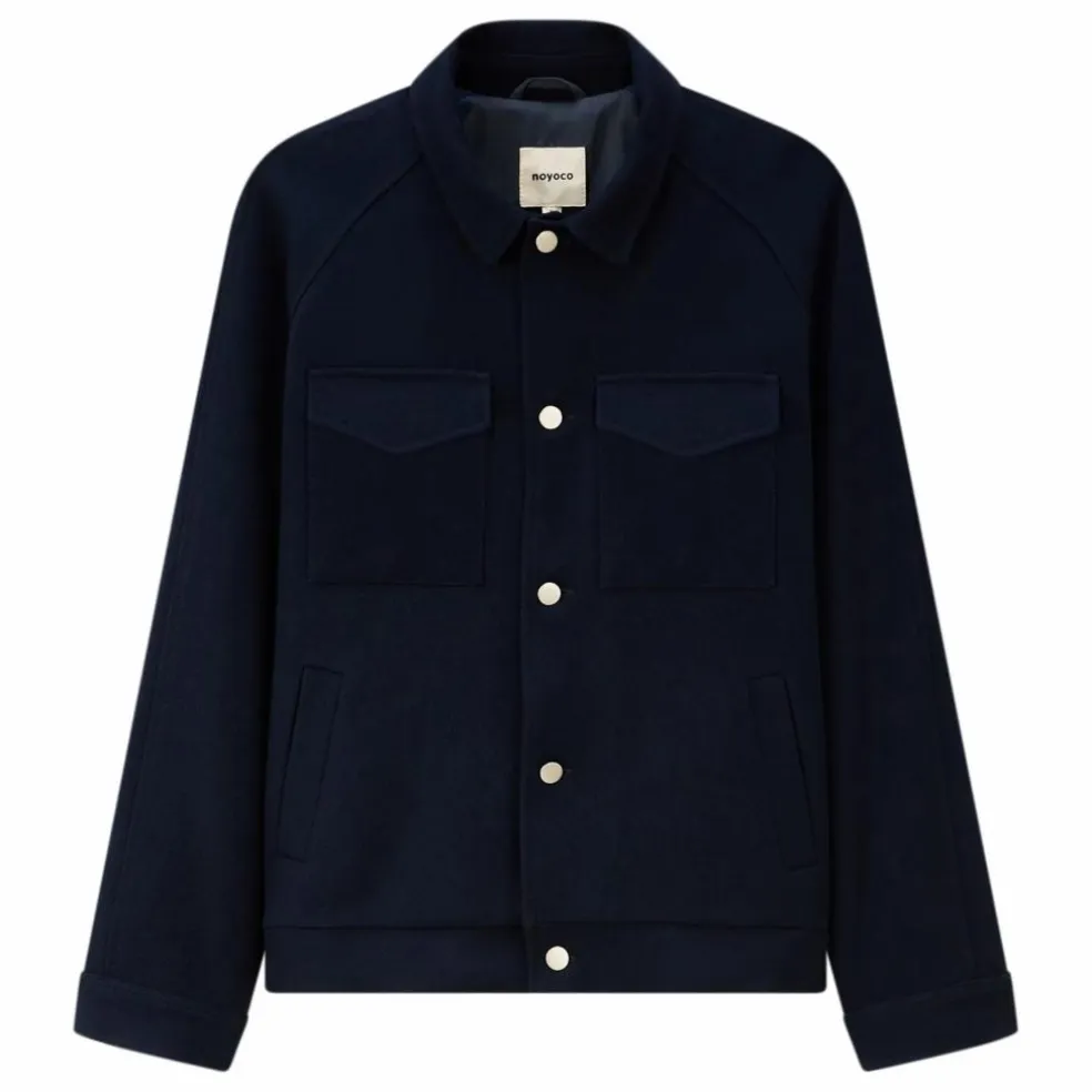Veste Palma Laine Recyclée | Bleu marine