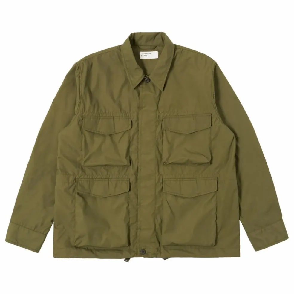 Veste Parachute Fibres Recyclées | Vert olive