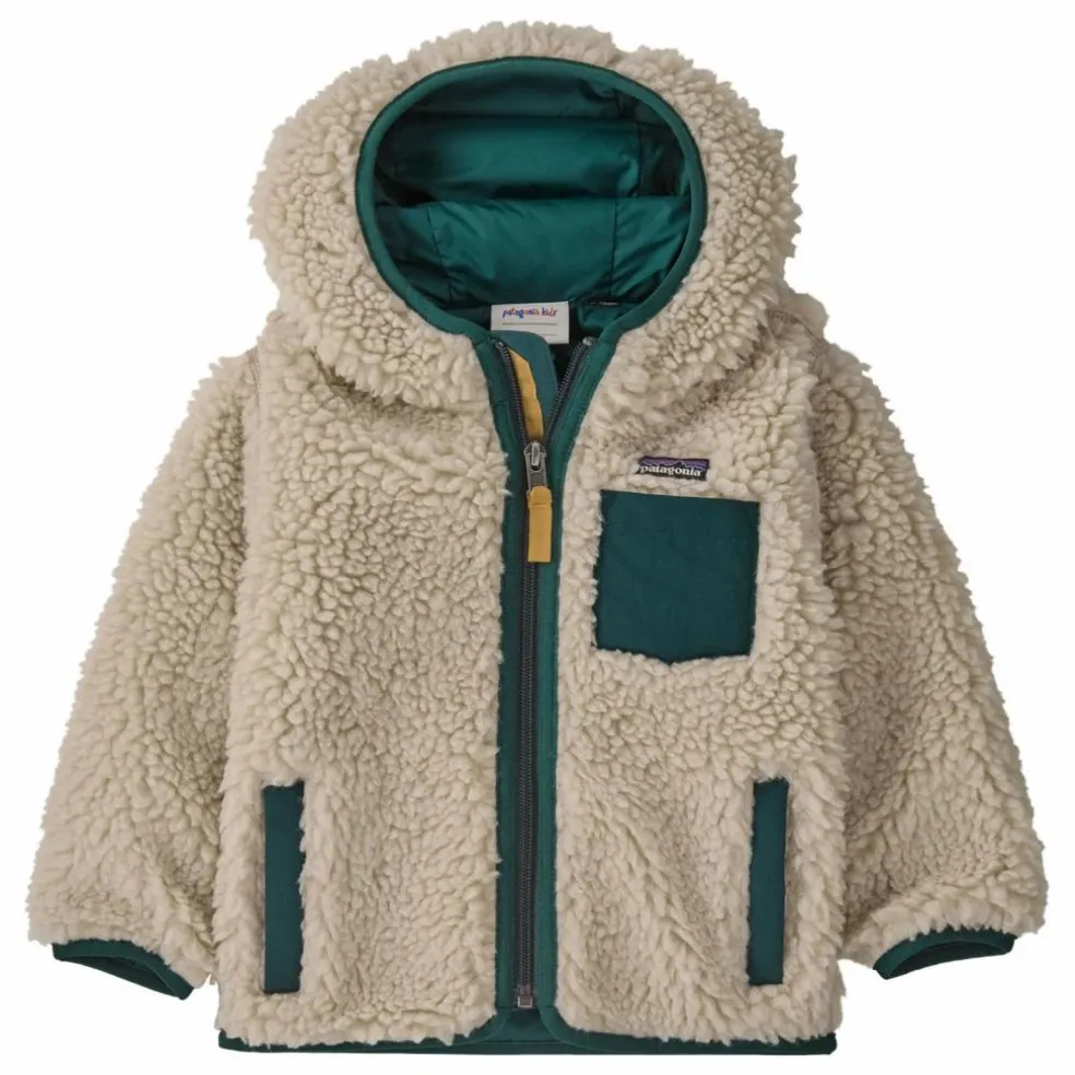 Veste Polaire à Capuche Retro-X Fibres Recyclées | Vert