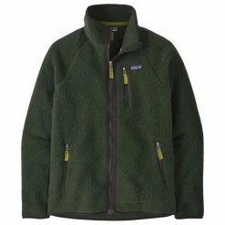 Veste Polaire Retro Pile Fibres Recyclées | Vert foncé