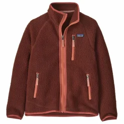 Veste Polaire Retro Pile Fibres Recyclées | Marron