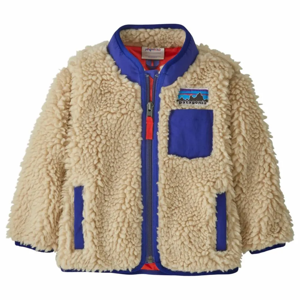 Veste Polaire Retro-X Fibres Recyclées Bébé | Bleu