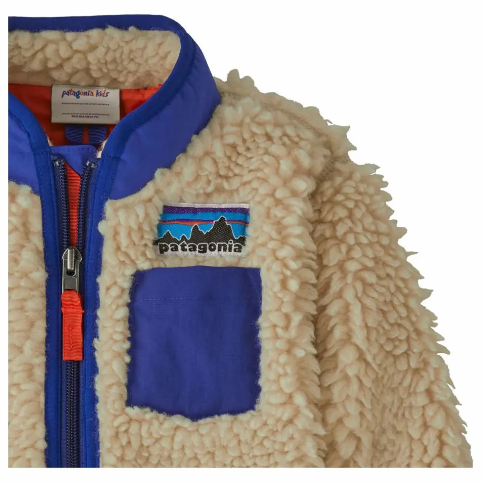 Veste Polaire Retro-X Fibres Recyclées Bébé | Bleu