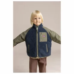 Veste Polaire Réversible Monceau Fibres Recyclées | Vert kaki