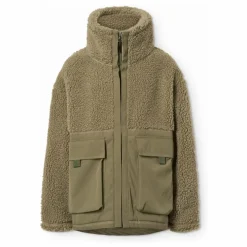 Veste Polaire Utha Fibres Recyclées | Vert kaki