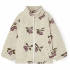Veste Prune Sherpa | Ecru