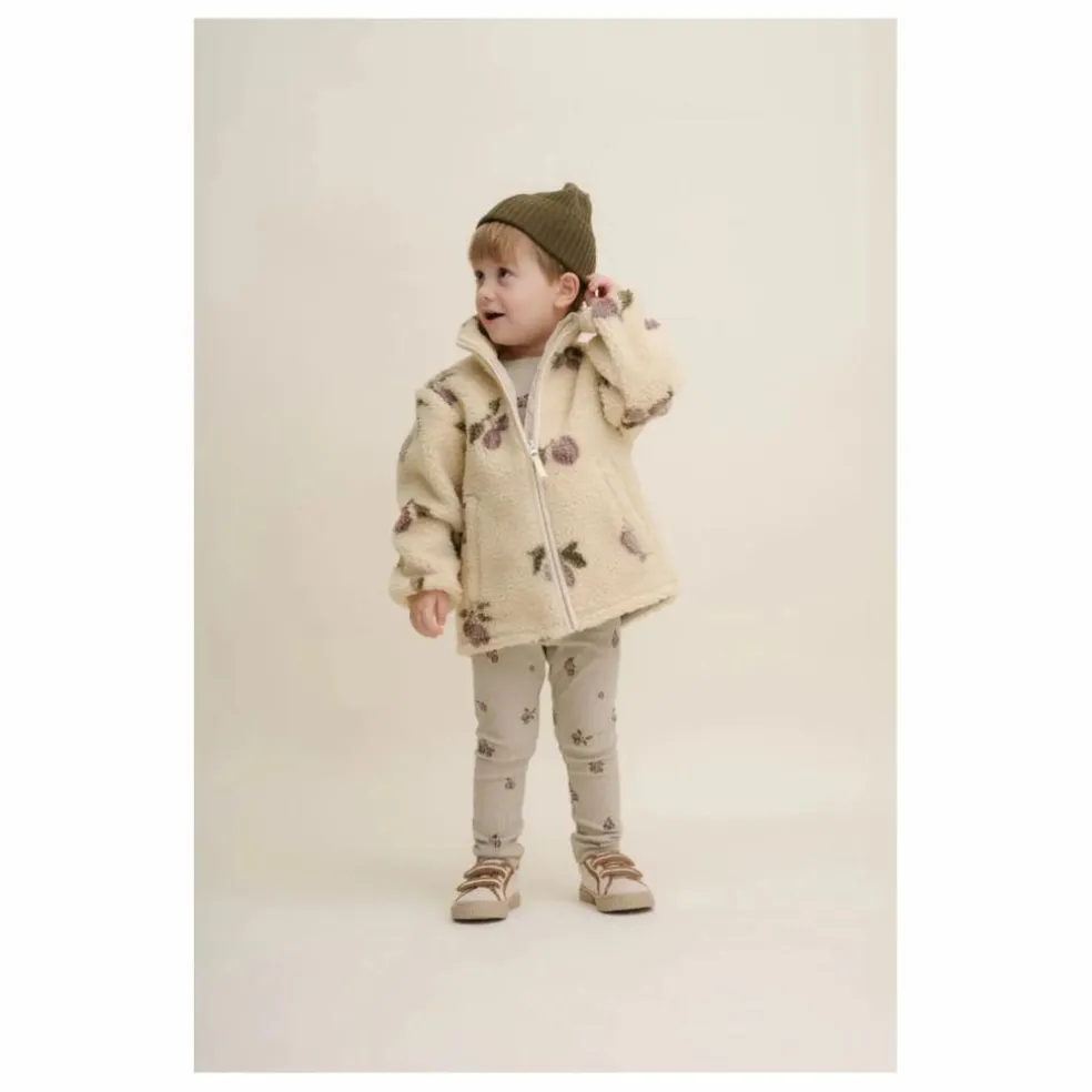 Veste Prune Sherpa | Ecru